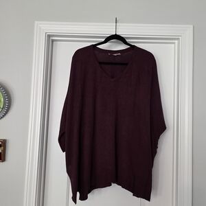 Laurie Felt Deep Red Knit Top